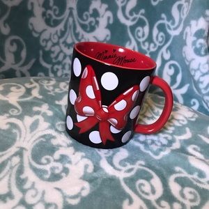 Minnie Mouse Polka Dot Bow Disney Mug